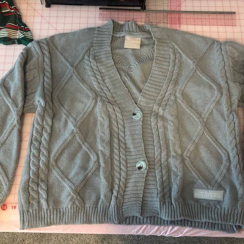 Taylor Swift Tortured Poets Society cardigan